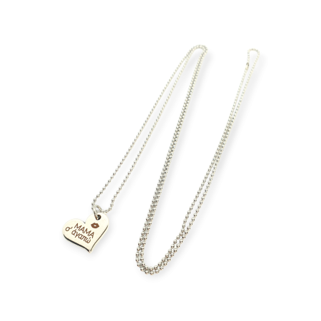 necklace with heart love mama16